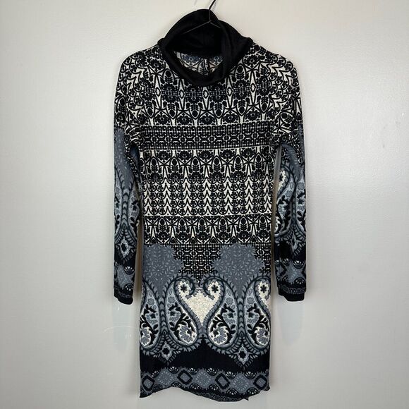 Sacred Threads Turtleneck Long Sleeve Dress Womens Small - Picture 1 of 6
